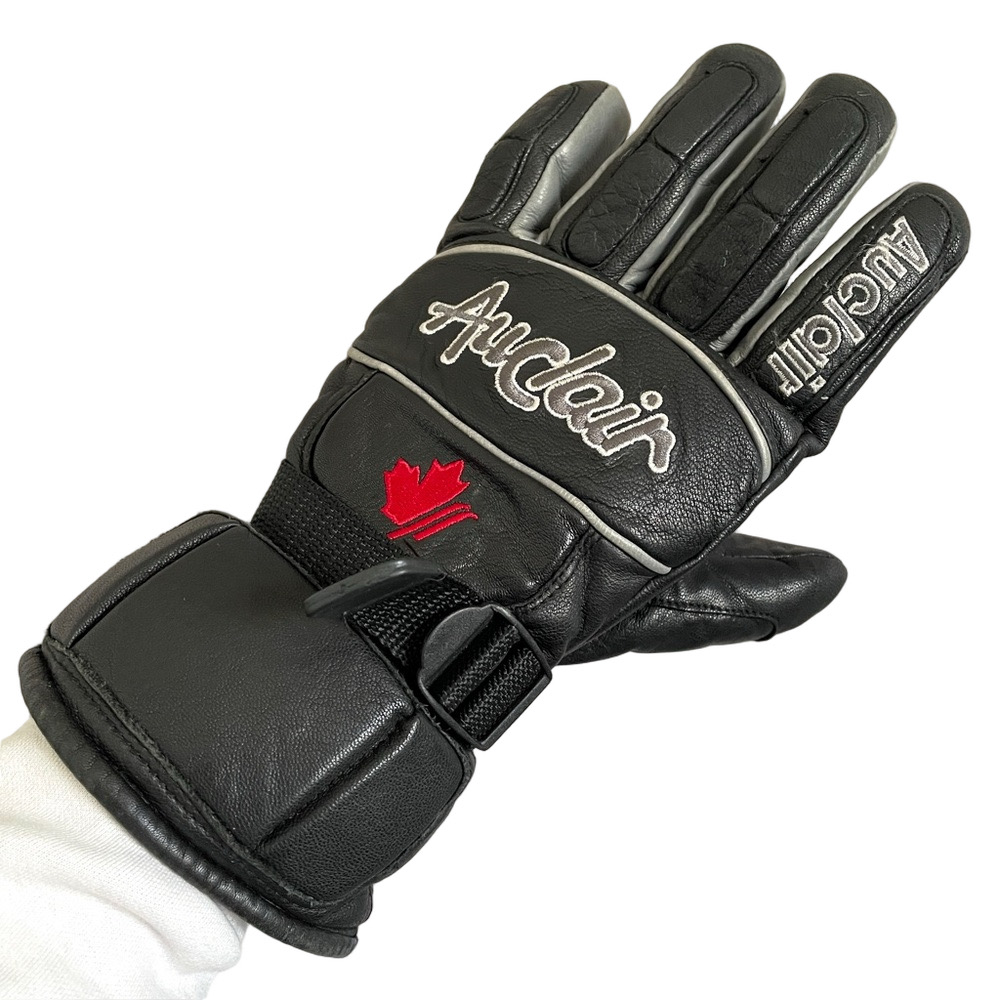 Auclair Black Leather Gloves - XL